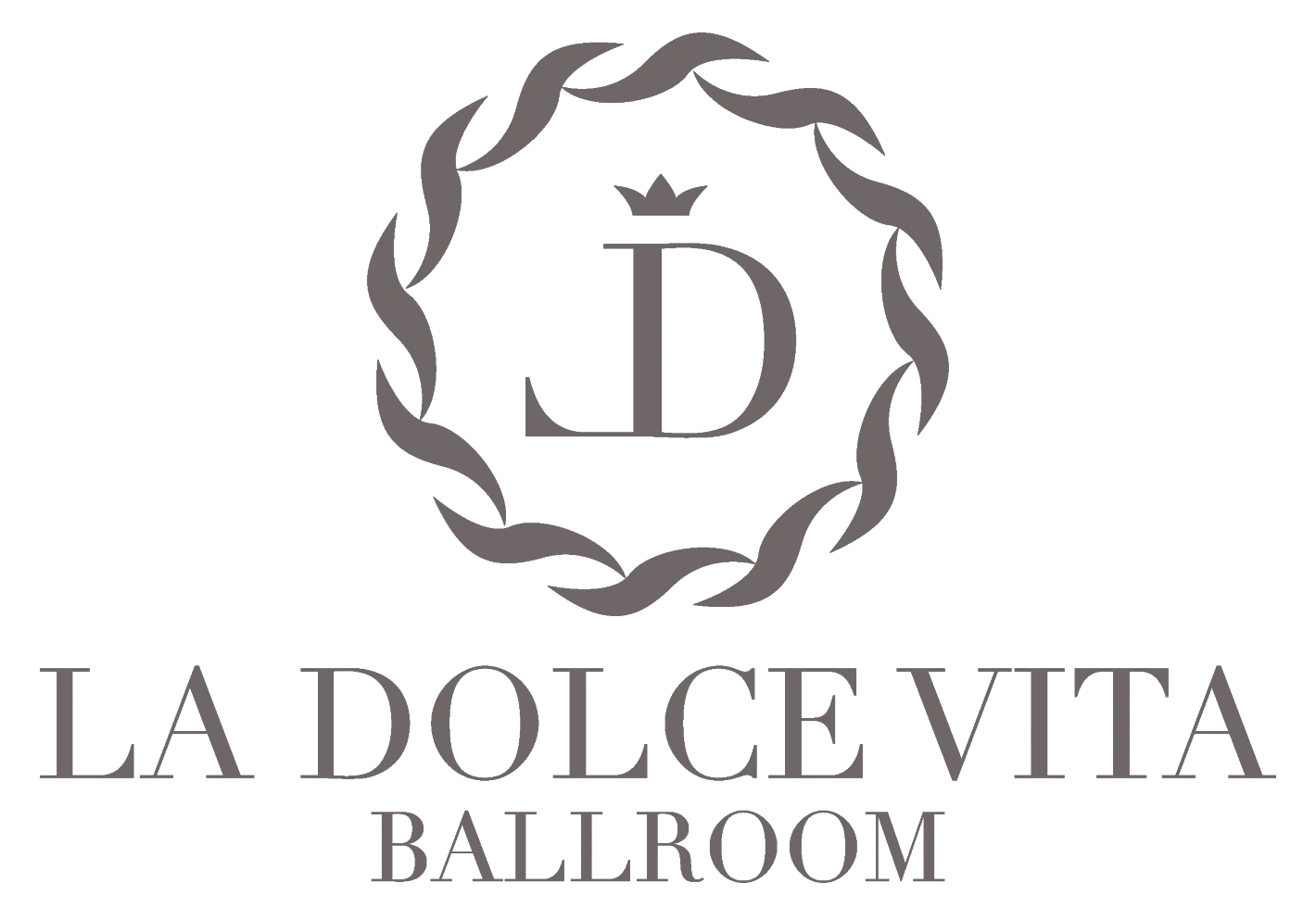 La Dolce Vita Ballroom logo - Commercial kitchen fabrication project by MAXIMOV