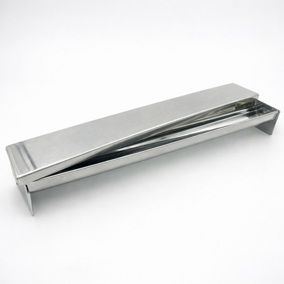 Professional stainless steel terrine mold in clover shape with press lid included