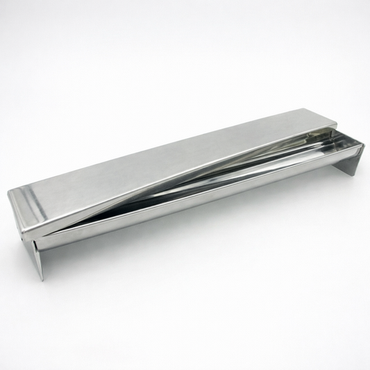 Professional stainless steel terrine mold in clover shape with press lid included