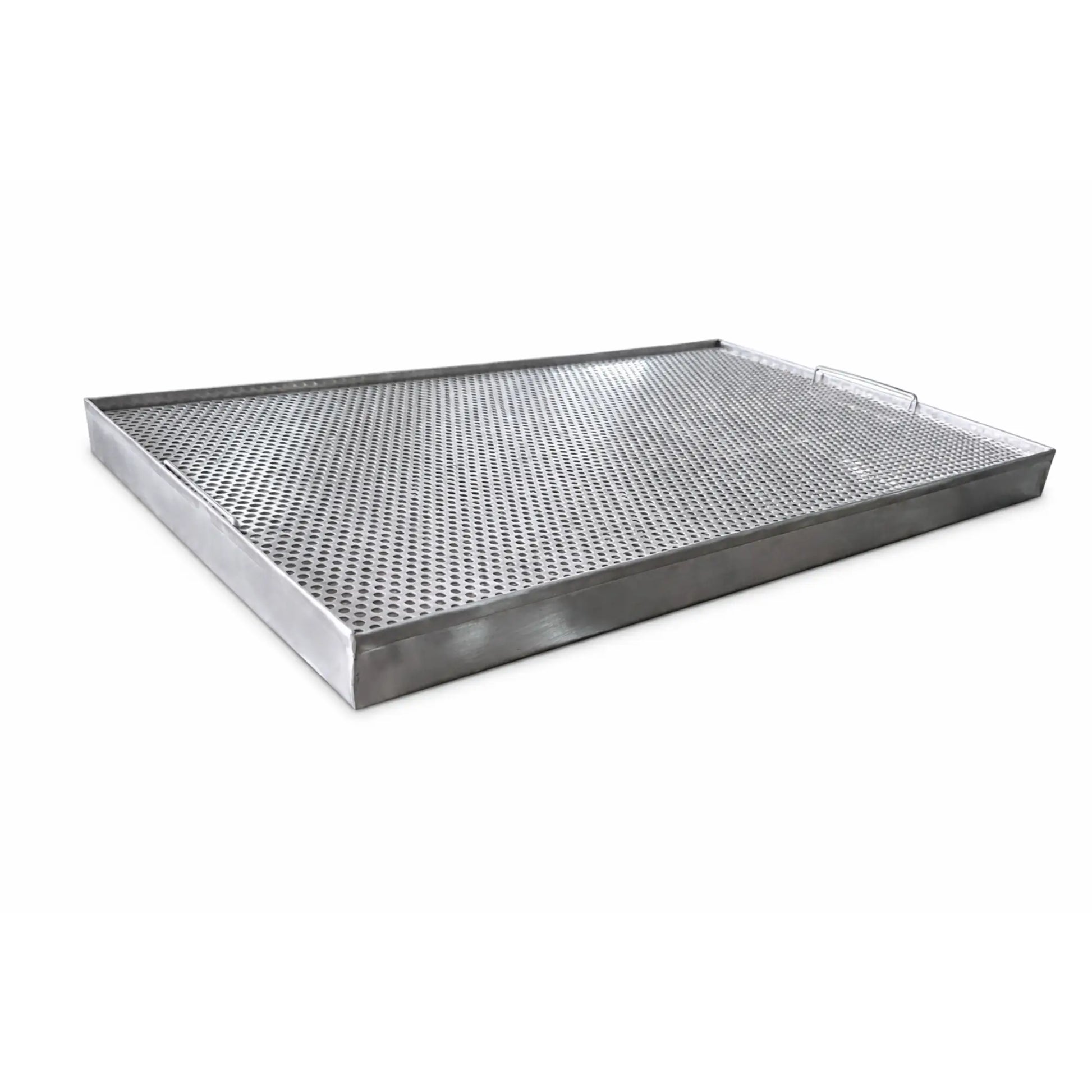 Perforated stainless steel drip tray for glassware drainage 600x400 mm
